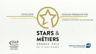 Récompense 1ère place départementale Grand Prix Responsable 2018 STARS & METIERS