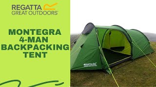 Montegra 4-Man Backpacking Tent tutorial