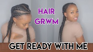 Get Ready With Me - 4 Quick Braids