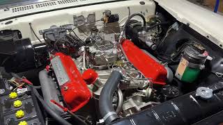 1957 Mercury Turnpike Cruiser engine after cosmetic and mild mechanical restoration