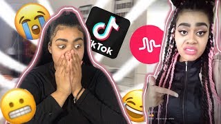 REACTING TO MY TIKTOK VIDEOS YOU DONT SEE !!!