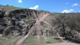 Покатушка по дну балки и к озеру Дубовому