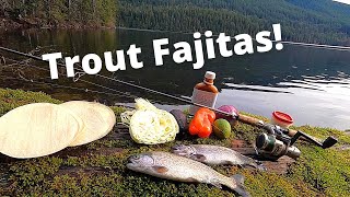 Trout Fajitas! Trout Fishing Catch And Cook! Forage To Fire Ep.27