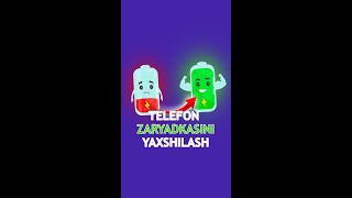 TELEFON ZARYADKASINI YAXSHILASH | TELEFON ZARYADINI 2 BAROBAR KO'PGA YETKAZISH #shorts #battery