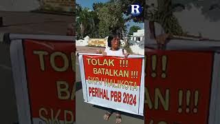 Demo Tolak Kenaikan PBB Kota Cirebon 2024