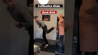 4 EFFECTIVE KICKS🔥#shorts #martialarts