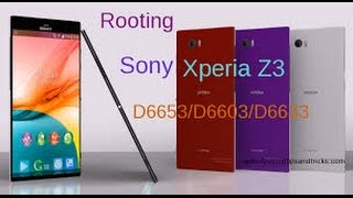 How To Root Sony Xperia Z3 Dual D6633 - Tutorial