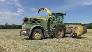 Wholecrop 2024 - John Deere 9700i Forager & 7m Zurn Header Chopping Rye (2/2)