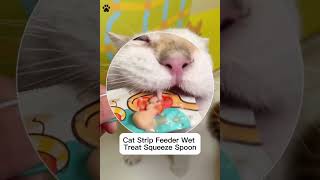 Cat Strip Feeder Wet Treat Squeeze Treat Spoon