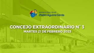 95 Concejo Municipal, sesión extraordinaria N° 3 martes 21 de febrero 2023