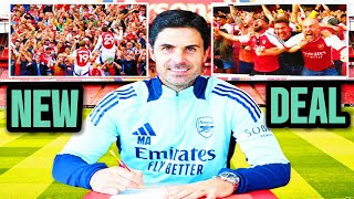 Mikel Arteta signs three-year Arsenal contract extension