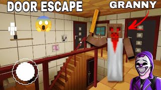 Pixel Granny Game Door Escape Full Gameplay Video 😮 Minecraft Granny Door Escape