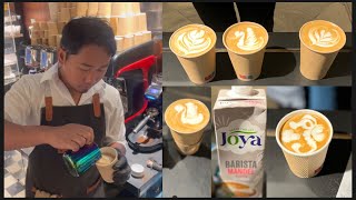 Barista in action, Ninja moves, Filipino in Vienna, Austria