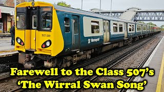 The Wirral Swan Song: Class 507’s Farewell Tour on the Merseyrail Network