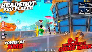 IMPOSSIBLE COMEBACK BY HEADHSHOT PLAYER || CS RANK PUSH || FREE FIRE NEW GAMEPLAY