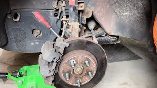 2008 Ford Escape front brake caliper replacement