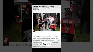 Everything to know about the SAG strike pt6 #ytshorts #sag #sagaftra #sagstrike #whattoknow #shorts