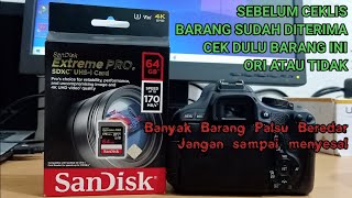 YAKIN MEMORY CARD ANDA ORI ? COBA LAKUKAN TEST INI, JANGAN SAMPAI MENYESAL KEMUDIAN