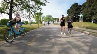 2023, June 3, Cycling on Chicago Lakefront Trail