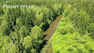 Малые речки. Рыбалка на реке. Спиннинг.