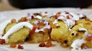 Potato Dumplings with Fried Onion (Dödölle)