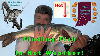 How to Find Fish During a Heatwave! #fishing #fish #crappie