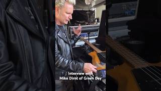 In case you missed it, I interviewed #mikedirnt of #greenday about his Gibson basses.