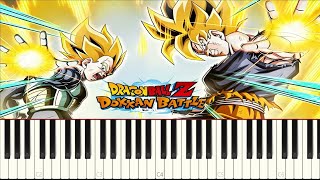 DBZ Dokkan Battle - LR SSJ Goku and Vegeta Active Skill | PIANO TUTORIAL | Astropiano | アストロピアノ