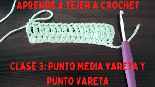 Cómo tejer a crochet punto media vareta y punto vareta