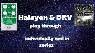 Origin Effects Halcyon Green Overdrive & 1981 Inventions DRV play through, a perfect pair!