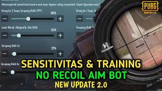 SESITIVITAS NO RECOIL NEW UPDATE  2.0 PUBG MOBILE