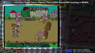 mini-moni Stage! Dance Dapyon! Plus (c)2003 Epoch / SSD in MAME (working)