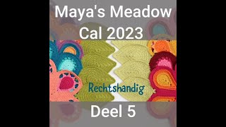 Mike's Creatieve Wereld | Maya's Meadow Cal | Deel 5 RECHTSHANDIG Toevoegen bladeren