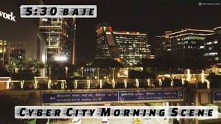 Gurgaon DLF Cyber City 🏙️ Morning Scene 🌄 | Mukul Gujjar Vlogs