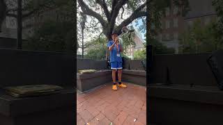 Busking in Savannah #kidmusician #jazz #jazztrumpet#trumpet