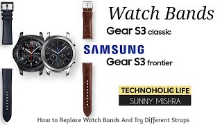 Gear S3 Frontier Stainless steel band | Leather Band | Silicon Band