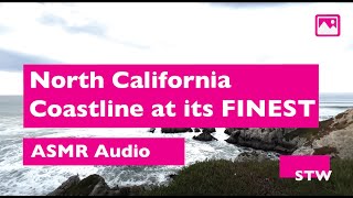 Northern California Coastline at its finest. Stunning scenery, relaxing background, ASMR waves.