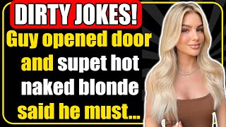 🤣 DIRTY JOKE ! - 😋Delivery Man Opened Door🤗 and Was Shocked When Saw...😱