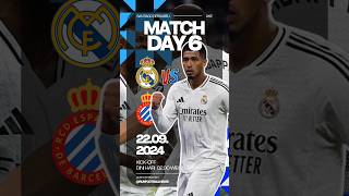 Hasil La Liga Real Madrid vs Espanyol Matchday 6 22/09/24 #football