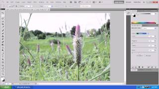 Blend màu xanh nhẹ và tăng độ sáng ảnh trong Photoshop CS5 [HD]