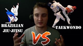 Difference between Taekwondo and Brazilian jiu-jitsu explained