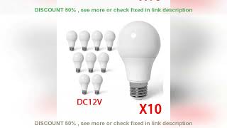 10pcs E27 LED Bulb Lights DC 12V lampada luz E27 lamp 3W 6W 9W 12W 15W 18W spot bulb Led Light Bulb