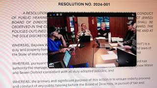 NEW RESOLUTION DISCUSSION FOR PUBLIC HEARINGS, 2:15:24