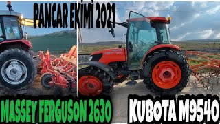 Tarım Vlog #9 Pancar ekiyoruz /Özdöken mibzer massey ferguson 2630&Kubota M9540