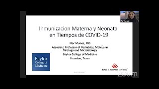 Inmunización materna-neonatal en tiempos de COVID -19. Dra. Flor Muñoz – CDC USA