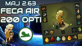 DOFUS - MAJ 2.63 LE UP DU FECA AIR EN 1V1 - PRESENTATION STUFF FECA AIR 200 - PTF - AGRIDE