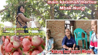 Bersama Kakung silaturahmi ke rumah mertua Mbak Nung || Mbak iti vlog