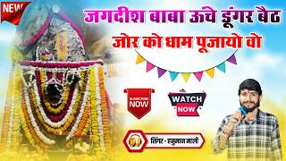 Jagdish Maharaj New Dj Song 2024 || ऊंचा डूंगर पर जोरकों धाम पुजायो वो || Hanuman Mali  | New Song