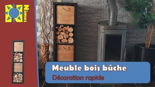 Meuble de décoration pour bois / bûche.