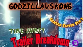 Godzilla Vs Kong Breakdown | Gamera Easter Egg! Mechagodzilla! Time Jump? | Full Trailer Breakdown